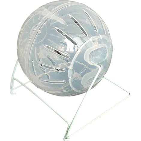 Roue d'exercice silencieuse pour hamsters, petit jouet pour animaux de compagnie avec base stable (1/5)