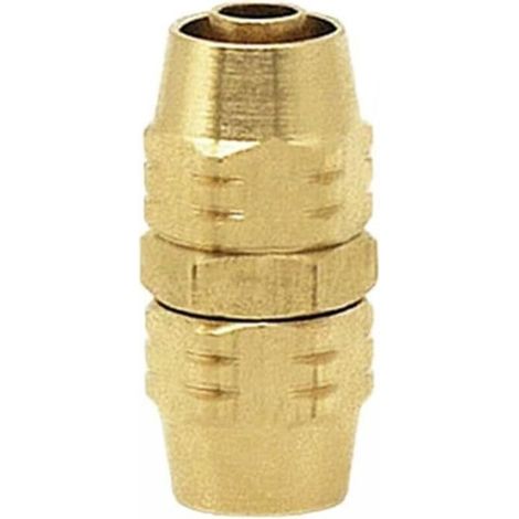 Connecteur de tuyau d'arrosage en cuivre, 4 tailles, réparation et extension pour tuyau d'eau agricole haute pression (corps de tube dur)
