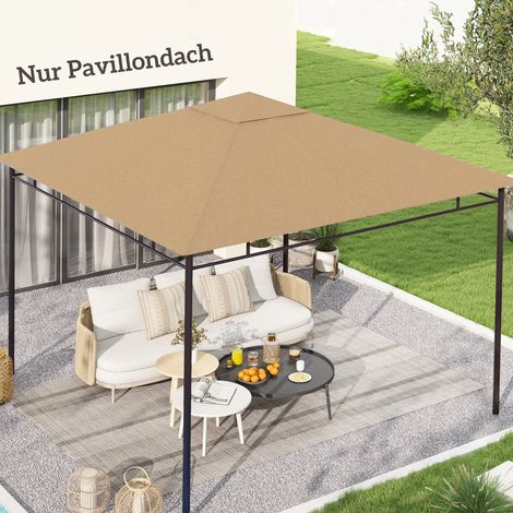 tetto ricambio gazebo 298x295 copertura beige HAVRYA (1/4)