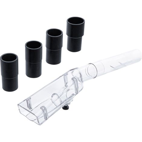 BGS Saugaufsatz para pistola de limpieza por aire comprimido pequeña con 4 adaptadores para Art. 70150 - 70151 (1/4)
