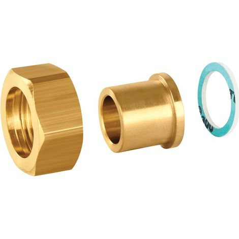 Anschlussverschraubung S-F Löttülle 12mm, G1/2, flach dichtend