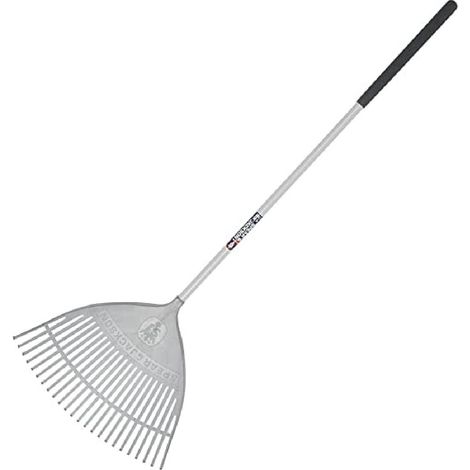 Spear & Jackson 3884NB Rastrello per foglie in plastica di carbonio Neverbend con manico in legno (1/3)