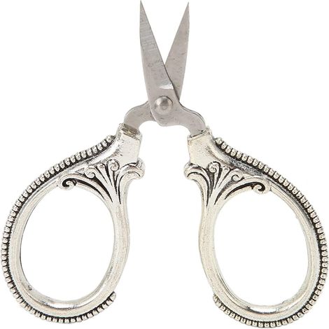 Retro Sewing Thread Scissors for Embroidery, with Ergonomic Handle, Vintage Design and Compact for Projects and Use (1/5)