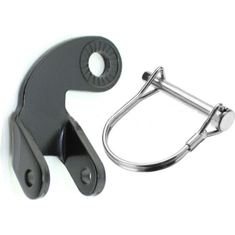 BRAVIX Attache Remorque Velo, 2 Pièces Attelage Remorque Velo, Attelage Velo, d'Attelage de Remorque de Vélo, pour Remorque Velo Enfants, Remorque Velo Chien, Remorque Velo Cargo