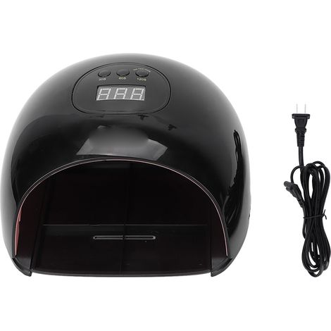 Lampe UV LED 72W pour ongles, 36 puces lumineuses, éclairage 180°, 3 réglages de temps, lampe de séchage vernis 100‑240V prise US (1/5)