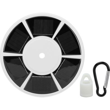 Lampe solaire LED pour drapeau, étanche, éclairage extérieur jardin et terrasse