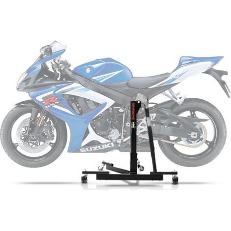 Zentralheber Motorrad - ConStands Power-Evo - Kompatibel für Suzuki GSX-R 600 - Tragfähigkeit 300 kg - Doppelrollen