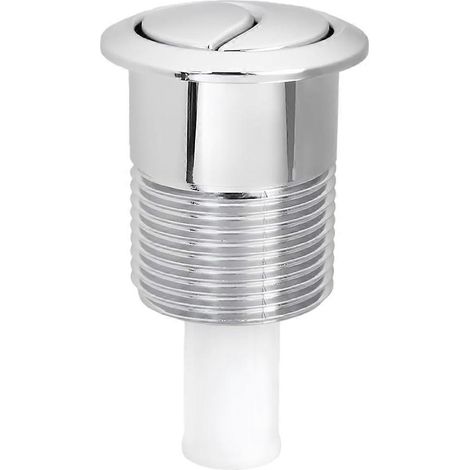 Zweimengenspülknopf, verchromter Ersatz-Druckknopf für Skipper 45 Toilettenspülventil, Toiletten-Druckknopf (1/5)