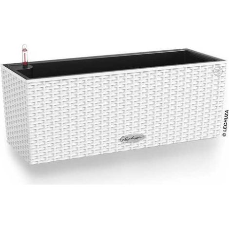 Jardiniere - Balconera cottage 50 - Kit complet - Blanc - 8 L - LECHUZA