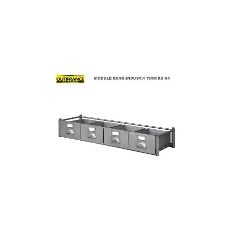 Modul 4 Kleine Möbel-Schubladen im Industriestil 1,20 m