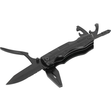 Couteau multifonction portable en acier inoxydable, pince pliante multifonctionnelle pour le camping en plein air (1/5)