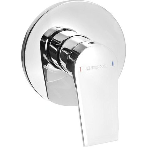 Sapho Kai - Mitigeur encastré de douche avec corps encastré, 1 sortie, chrome KA41 (1/2)