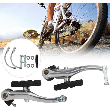 1 Paire de Freins V pour VTT avec Patins de Rechange et Étriers Universels (1/4)