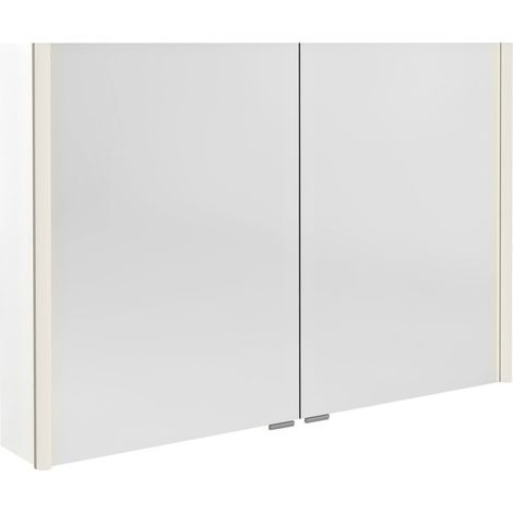ALIX Armoire à miroir avec éclairage LED 106x70x17,5cm, blanc