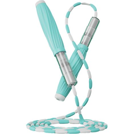 Corde à sauter anti-nœuds ajustable, idéale pour le fitness, l'entraînement et la perte de poids (1/5)