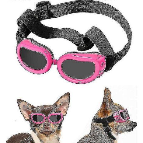 Lunettes de protection pour chien, lunettes de soleil ajustables pour animaux de compagnie, lunettes anti-UV et anti-poussière, étanches (1/3)