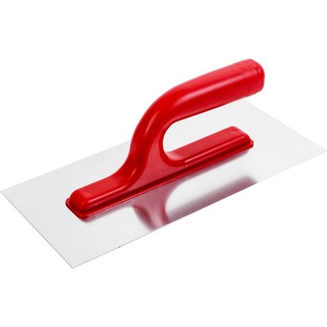 Glättkelle Strend Pro Premium, REDhand, Kunststoffgriff, 270x130 mm, gerade, 0,7 mm, Edelstahl