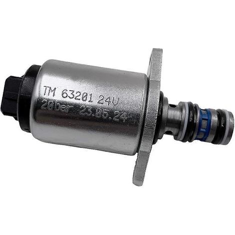 Válvula solenoide proporcional eléctrica TM63201 de 24 V y 20 bar para bomba piloto de bomba hidráulica de excavadora Thomas, camión y carretilla elevadora. (1/5)
