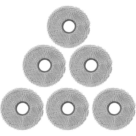 6 Chiffons pour Ecovacs Deebot N30 Pro / N30 Omni / N30 Pro Omni / T50 Pro Omni / T50 Max Pro Omni / T50 Omni / T50 Omni Gen2 / T50 Pro Omni Gen2 / T50 Max Pro Omni Gen2 / T30C Omni / T30C Omni Gen2 (1/5)
