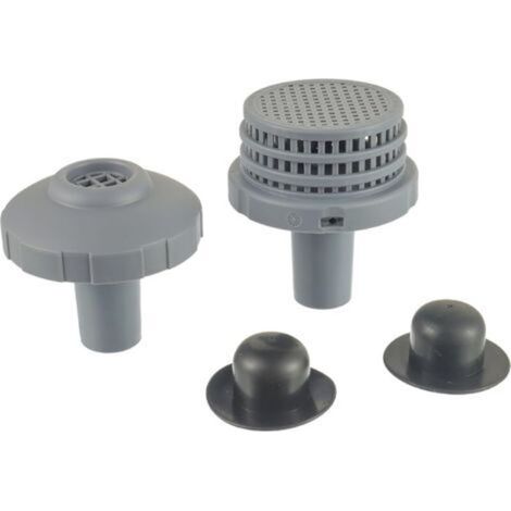 Petites Crépines pour Piscines, Kit de Raccordement pour Piscine Ø 32 mm – Filtre de Sortie de Piscine – Buse d'entrée de Rechange pour Piscine Hors Sol (1/5)