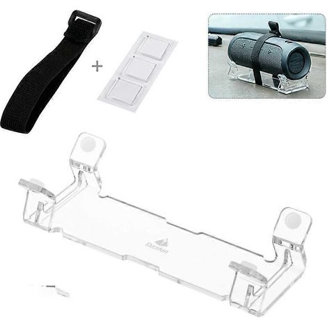 Support universel pour voiture pour enceintes Bluetooth, base de montage en acrylique transparente pour JBL Flip 4/5/6 ( ) (1/5)
