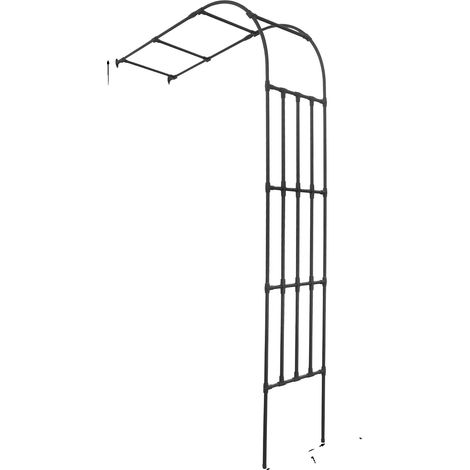 Traliccio da giardino, struttura in acciaio resistente, versatile per uso esterno, 1,5x2,6 m (1/2)
