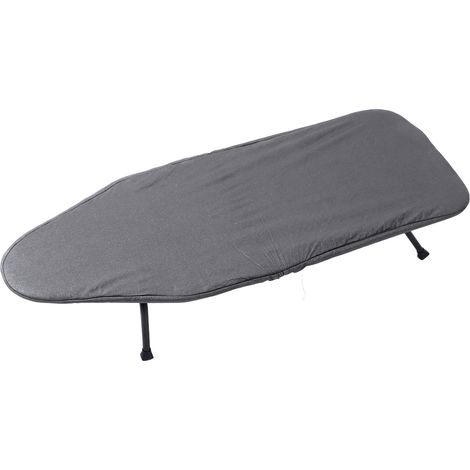 Planche à repasser pliable en acier, surface élargie, support stable, portable, idéale pour la maison et les voyages, 81 x 31 x 15 cm (1/5)