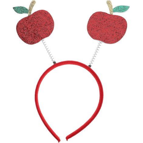 Niedliches Haaraccessoire für Mädchen, Haarband mit Fruchtmuster, Party-Haarband, Haarreif – 25,50 x 18,50 x 1,50 cm – Rot (1/3)