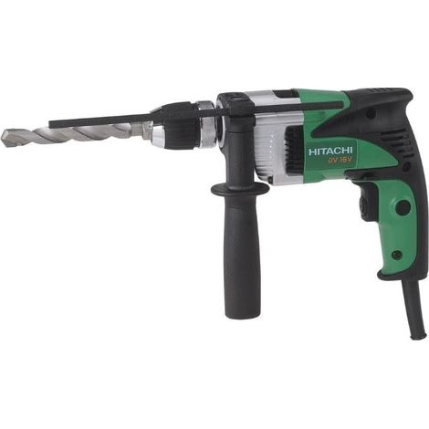Perceuse visseuse percussion 590W 12.6Nm mandrin auto. 13mm en coffret HIKOKI DV16VWUZ (1/3)