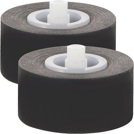 2 galets de guidage pour poulie de guidage, galet pinceur pour magnétophone audio radio-1.2x1.2cm-Black (1/2)