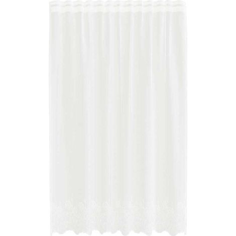 Rideaux avec des rideaux Blanc 500x100cm Polyester CFW62794 (1/5)