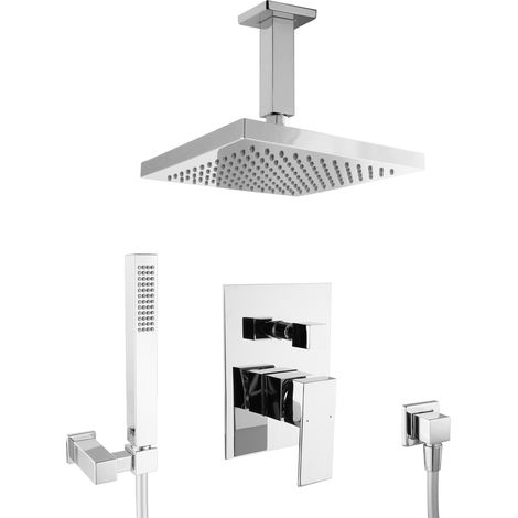 Ensemble de douche encastré PaulGurkes avec douche pluie