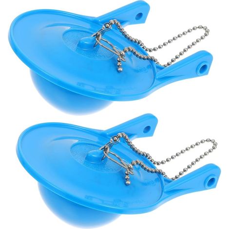 Clapet de Toilette 3 Pouces en PVC Bleu, Wc pour (1/5)
