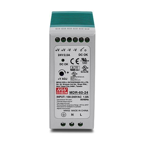 Modulo di Alimentazione - TRENDnet - TI-M6024 - 60 W - Rail DIN - Uscita 24 V DC (1/5)