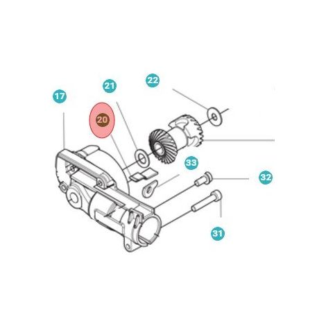 DICHTUNGSELEMENT 597974101 ORIGINAL HUSQVARNA