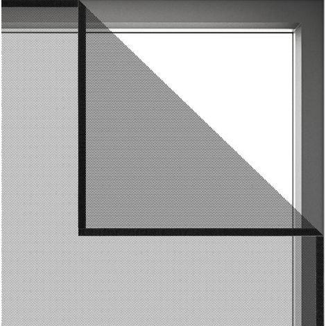 DIY Moskitonetz mit Klebeband, Insekten- und Mückenschutzvorhang, 150X150cm, Schwarz