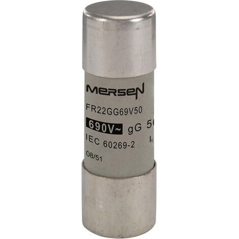 Mersen Fusibili a puntale 22x58 gG da 500 a 690 V CA 50A