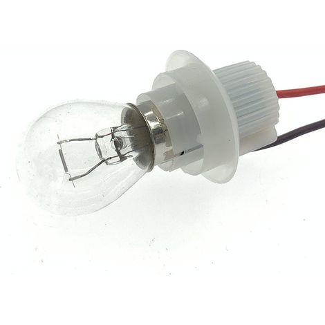 Pièces automobiles Phares LED Connecteurs 1156-5 1157-5 avec câblage pour clignotants, feux de freinage arrière et feux de recul - supports de lampe + ampoules (broche plate à un seul fil)