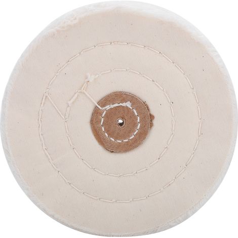 125 mm weiße Baumwollpolierscheibe für Schmuck und Perlen - Schleifwerkzeug (1/5)