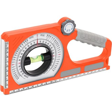 CCYKXA Engineering Inclinometer - Multifunctional Magnetic Angle Gauge  Universal Angle Gauge for Walls, Ceilings, and Pipes  Precision Tool with Clear Scale