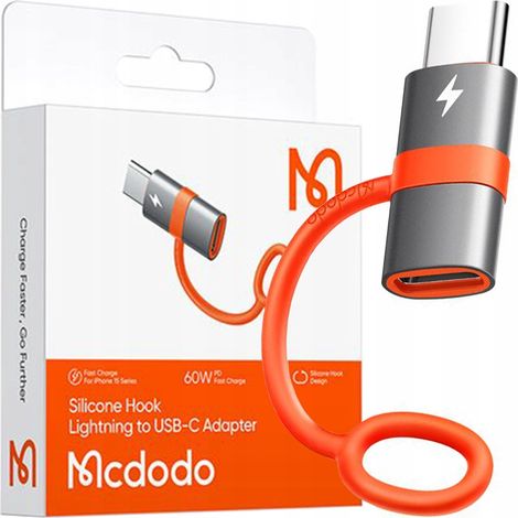 Adaptador Mcdodo USB-C USB tipo C a Lightning para iPhone 15 Pro Max (1/5)