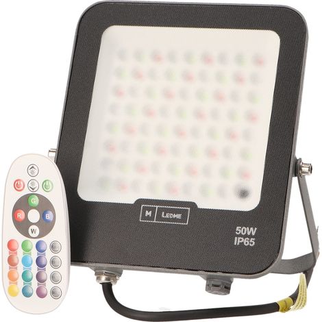 Projecteur LED RVB Napoli Plus 50 W - Ledme - LM6832 (1/4)