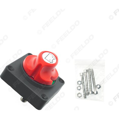 Interrupteur principal et interrupteur de protection de batterie 12 V/24 V/48 V 600 A pour automobile/camping-car/bateau