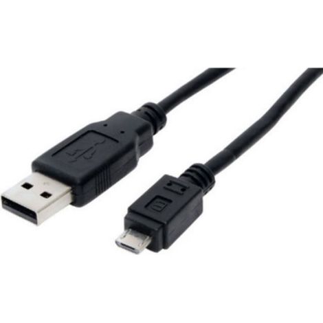 Câble USB A vers Micro-USB B - 0,5 m - USB 2.0 - 480 Mbit/s - Noir