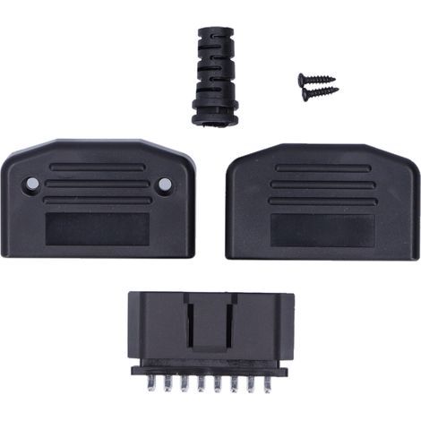 Adattatore maschio OBD2 a 16 pin, connettore maschio OBD2 universale a 16 pin per strumenti diagnostici, compatibile con la maggior parte delle auto a 24 V. (1/5)