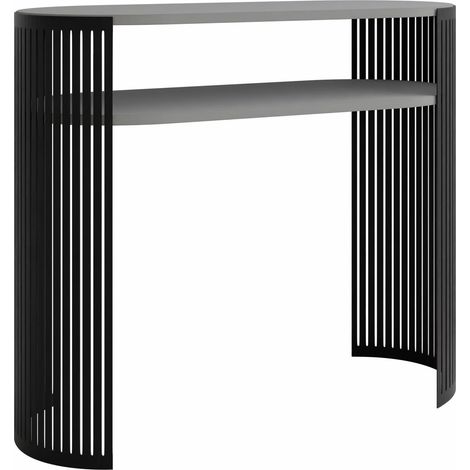 Console Civer, Noir + Graphite, 86x100x30cm (1/3)