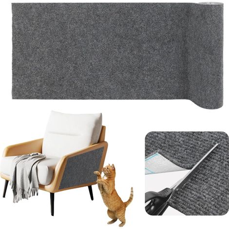 1 Tapis griffoir,adhésif,feutre résistant,découpable,protection canapé et mur (1/5)