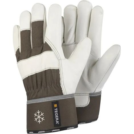 Arbeitshandschuhe Tegera 56 Leder EN 388 konform 6 Paar
