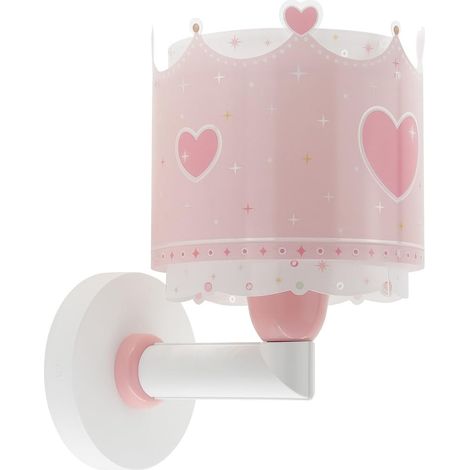 Applique Murale Enfant Couronne Princesse Rose, 61109, E27 (1/5)