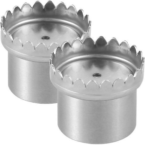 Set mit 2 magnetischen Seifenschalen aus Edelstahl für die Duschwand – 2,20 x 2,20 x 1,80 cm – Silber (1/4)
